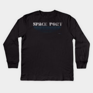 Space Port Arcade! Kids Long Sleeve T-Shirt